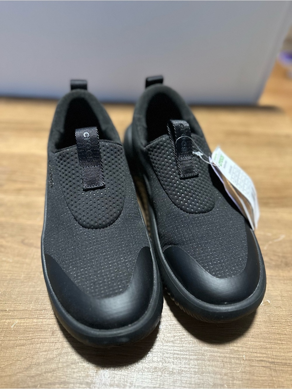 NEW Crocs Slip-On Shoes | Black | Women’s 10 / Men’s 8 | Lightweight Comfort
